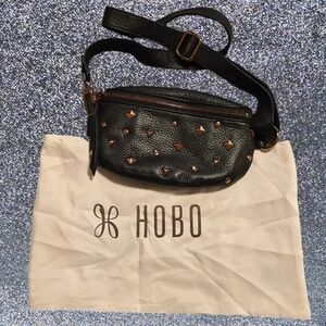 HOBO Black Studded Crossbody Bag